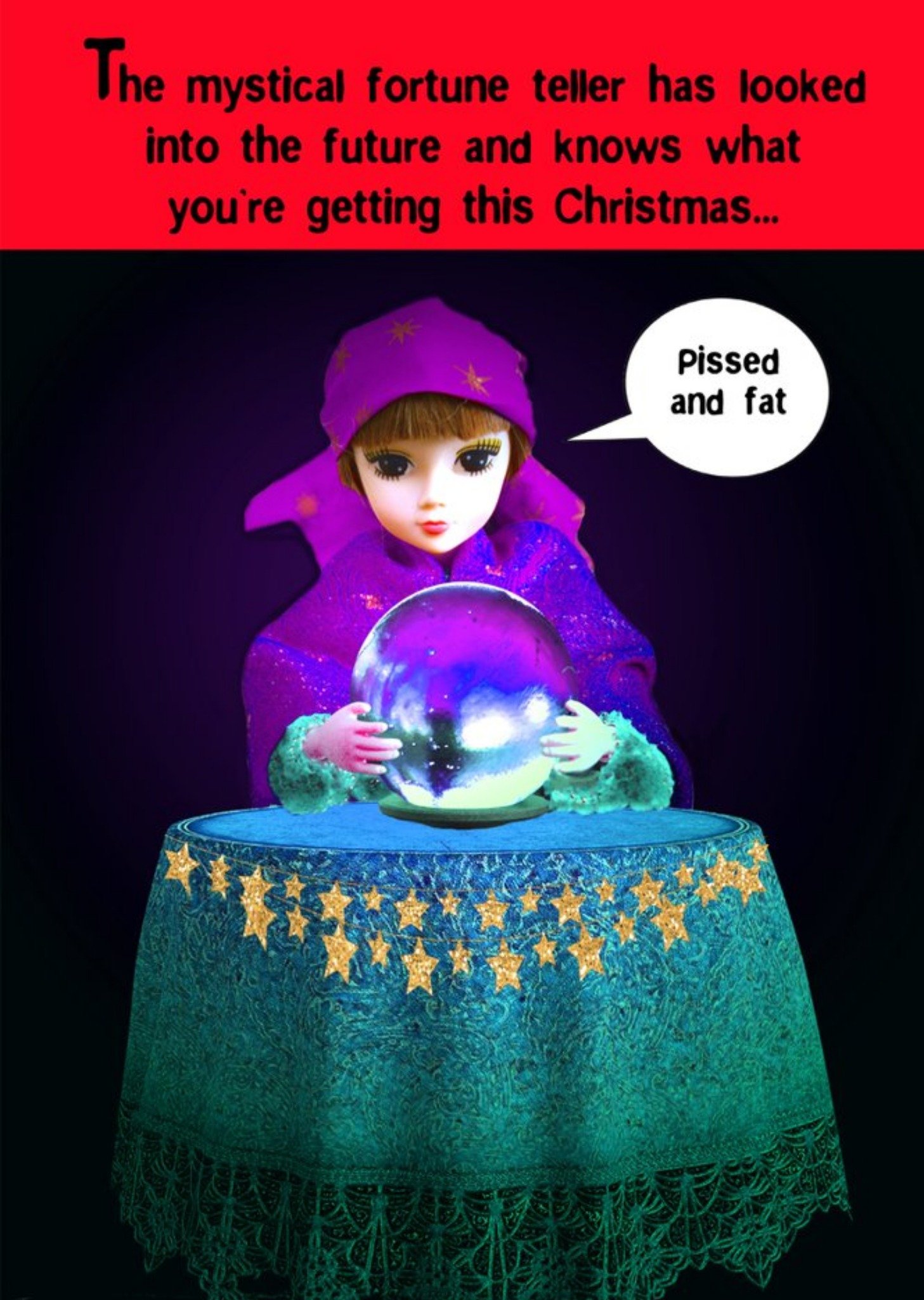 Go La La Funny Fortune Teller Looked Into Your Future Card Ecard