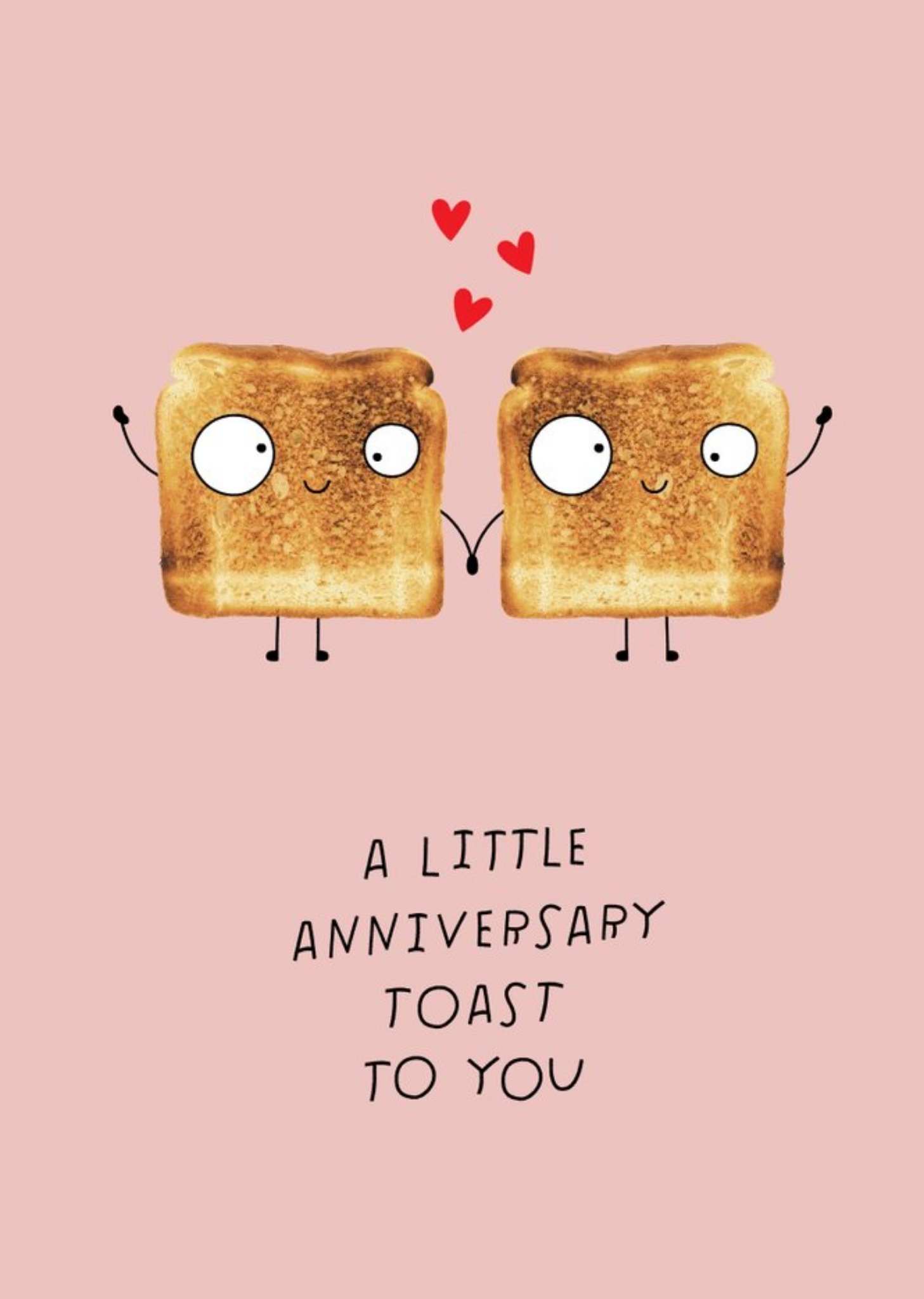 Kate Smith Co. Little Toast Anniversary Card