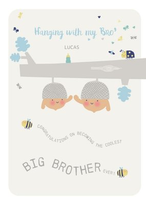 New baby brother card