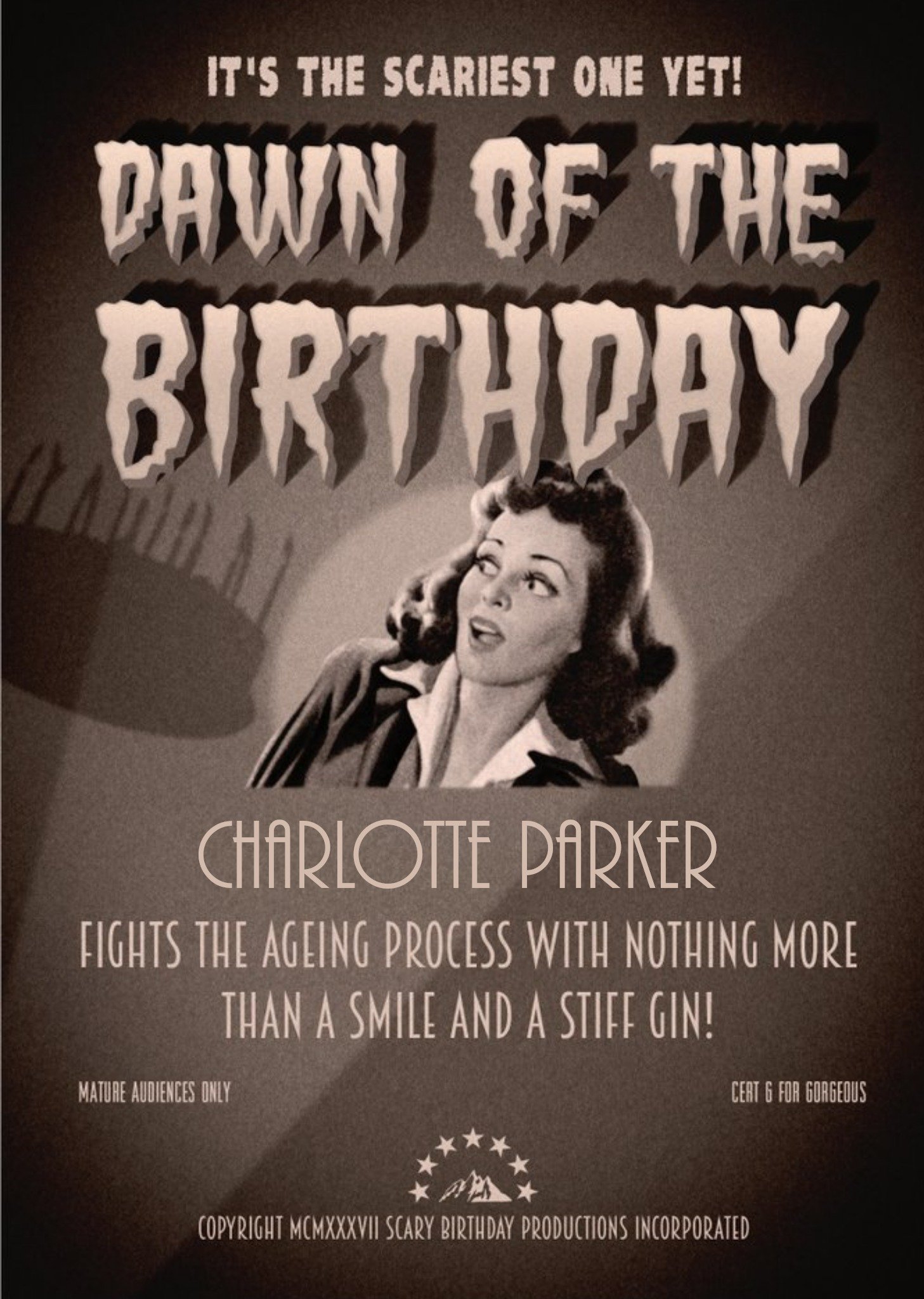 Film Noir Dawn Of The Birthday Card Ecard