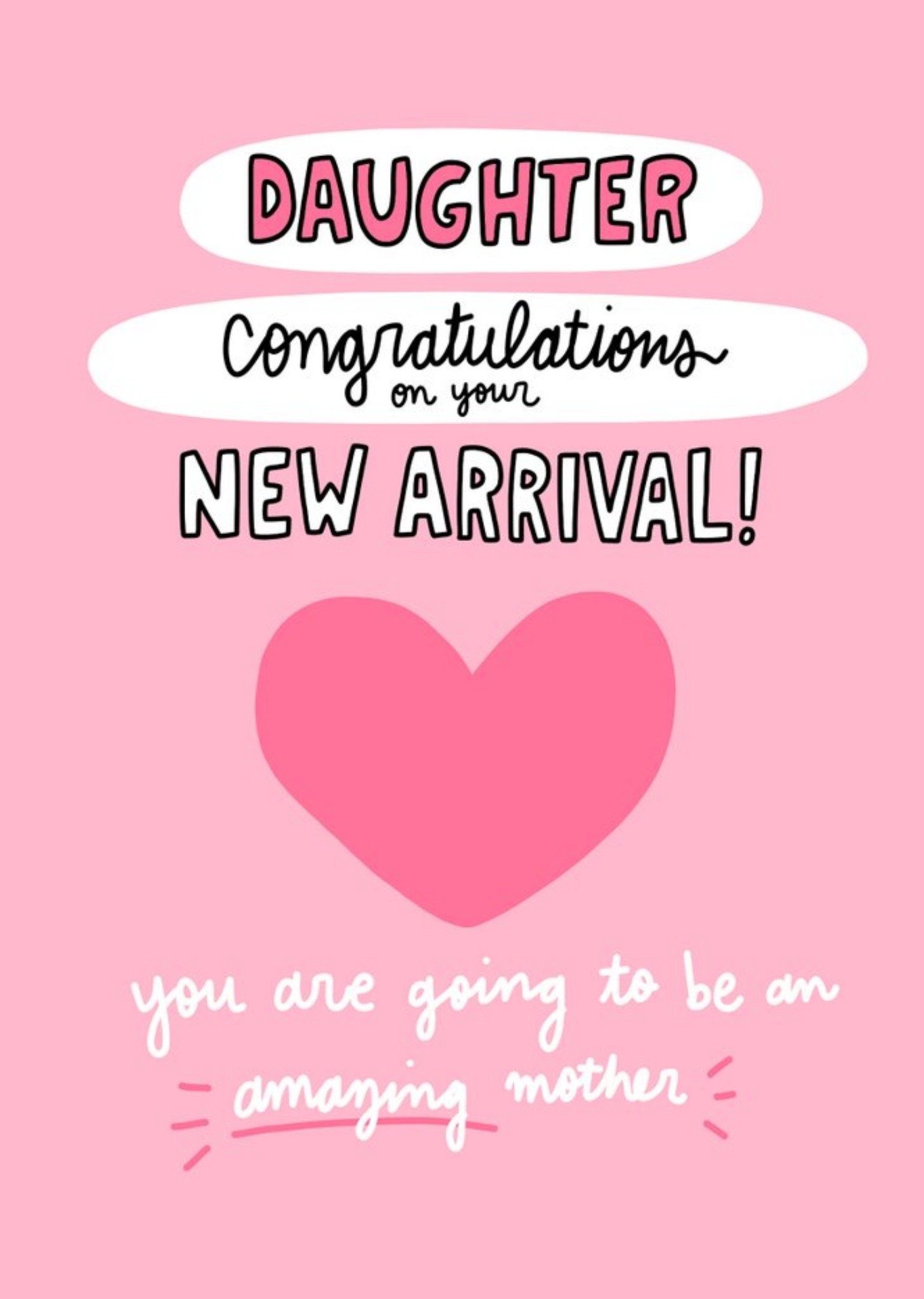 Angela Chick Daughter Cute New Baby Card Ecard