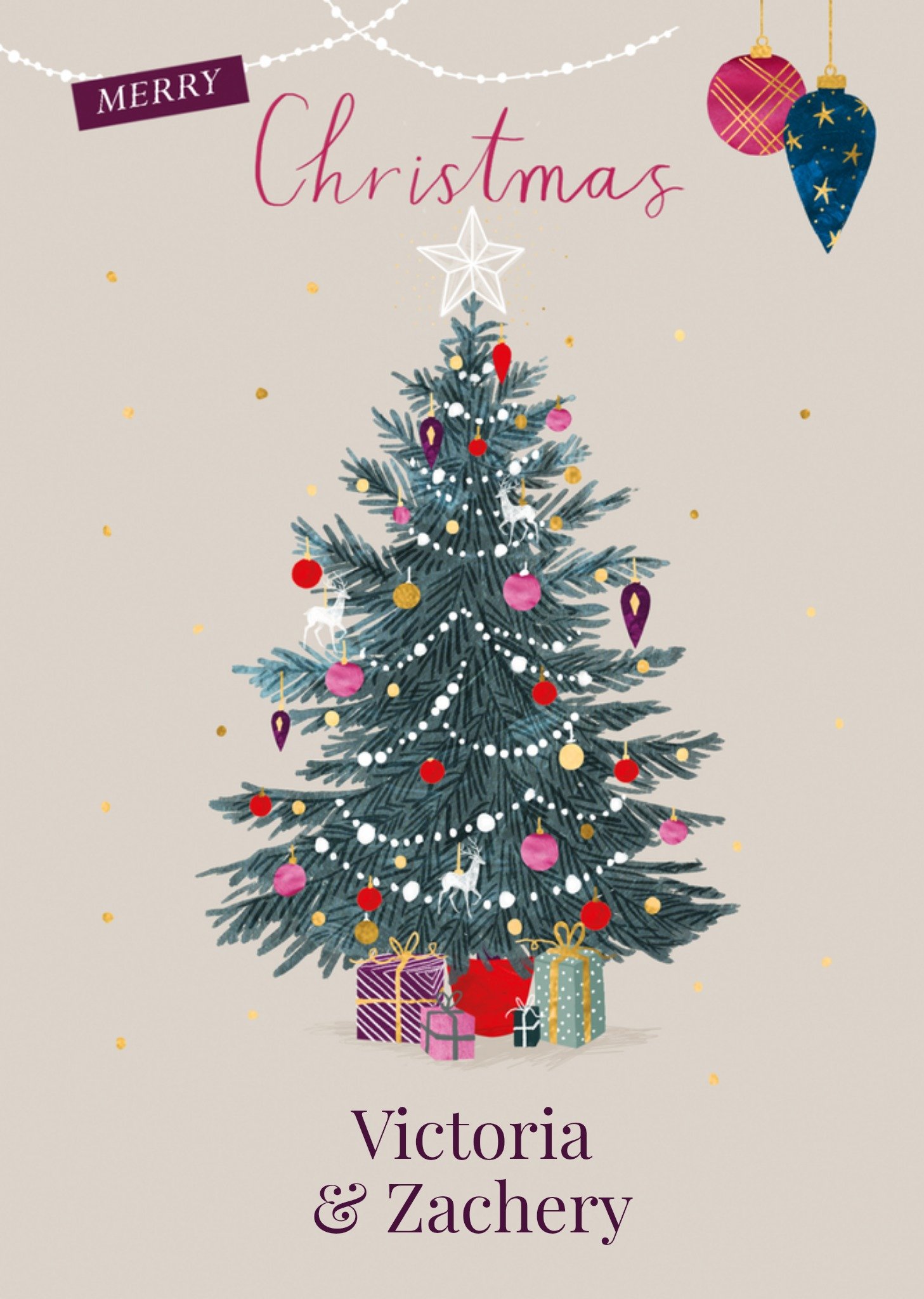 Moonpig Merry Christmas Card Ecard
