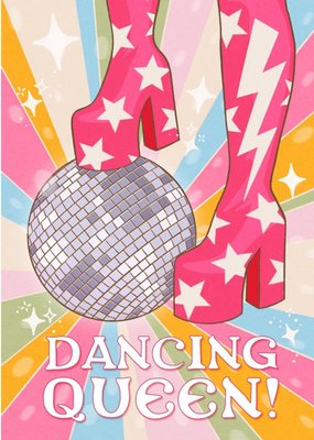 Dancing Queen Disco Ball Card