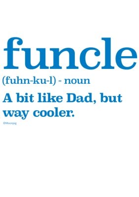 Funcle Definition Typographic Funny T-shirt
