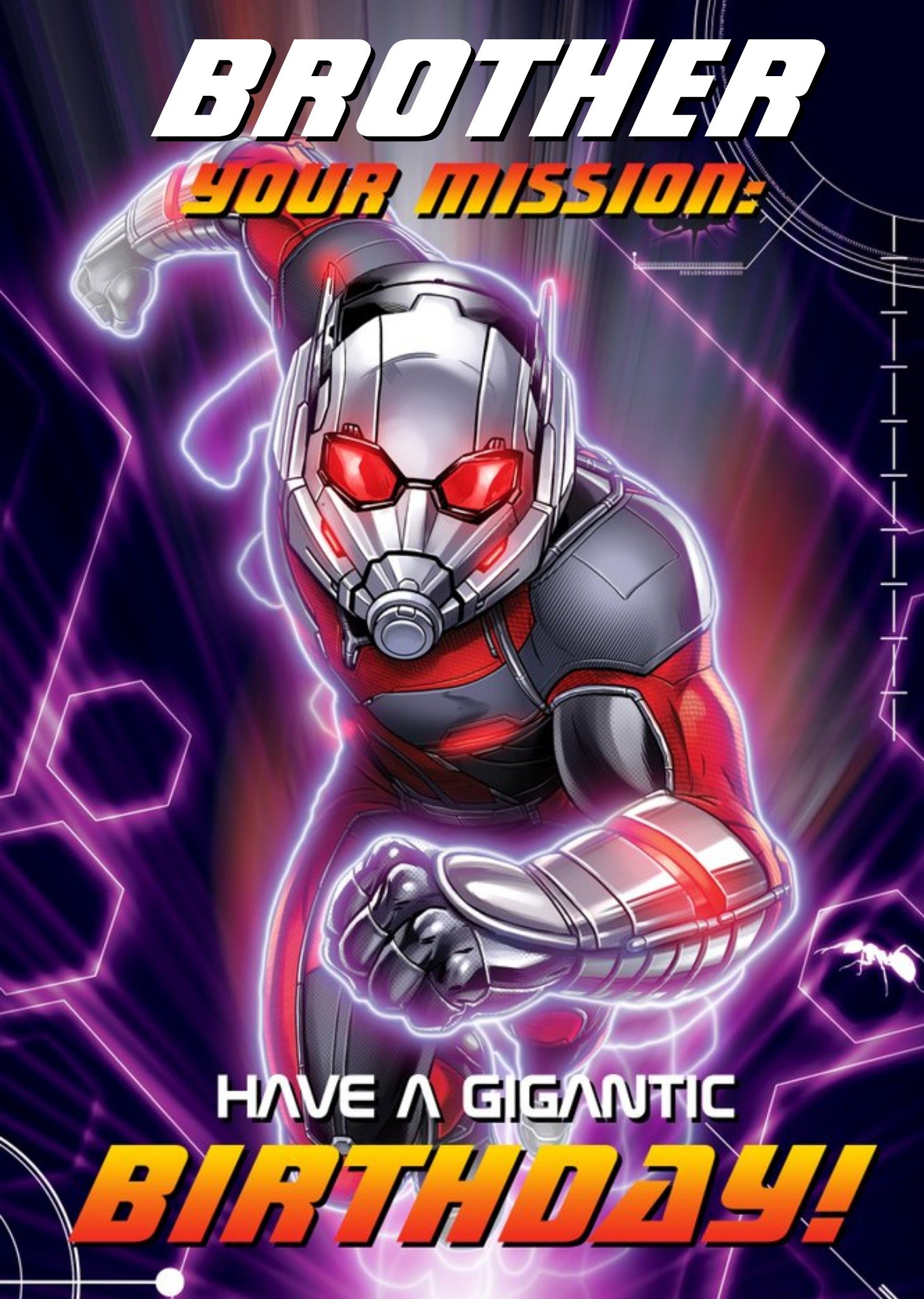 Marvel Birthday Card - Ant:man Ecard