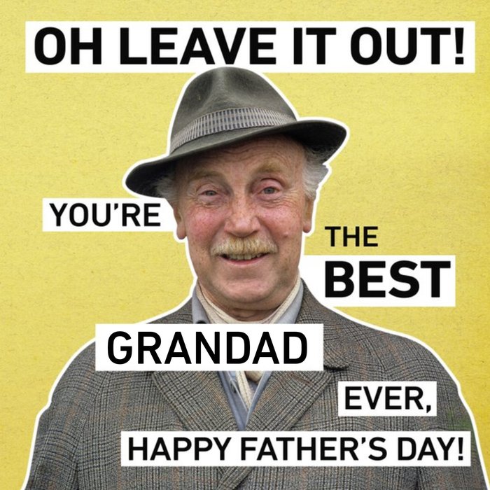 Only Fools And Horses Youre The Best Grandad Photo Card