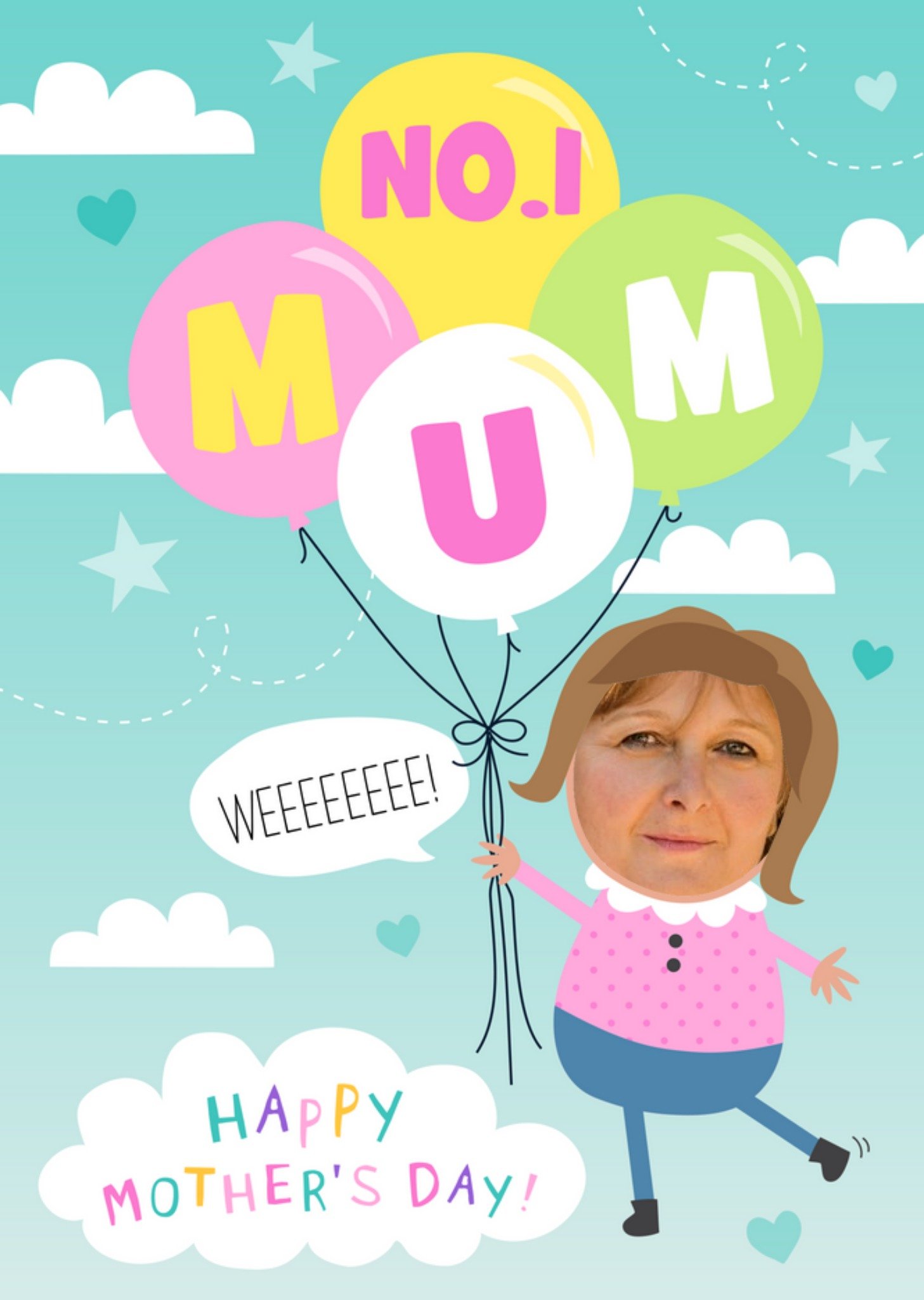 Moonpig Mother's Day Card - Funny Photo Upload Card Ecard