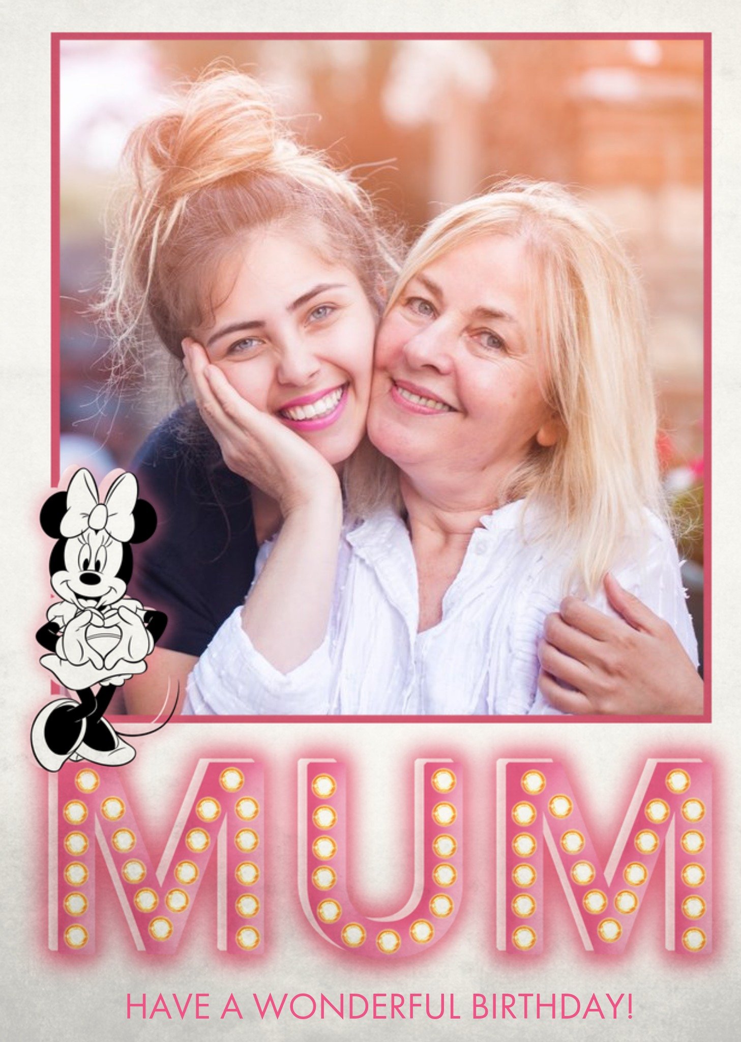 Disney Minnie Mouse Birthday Card - Mum Ecard