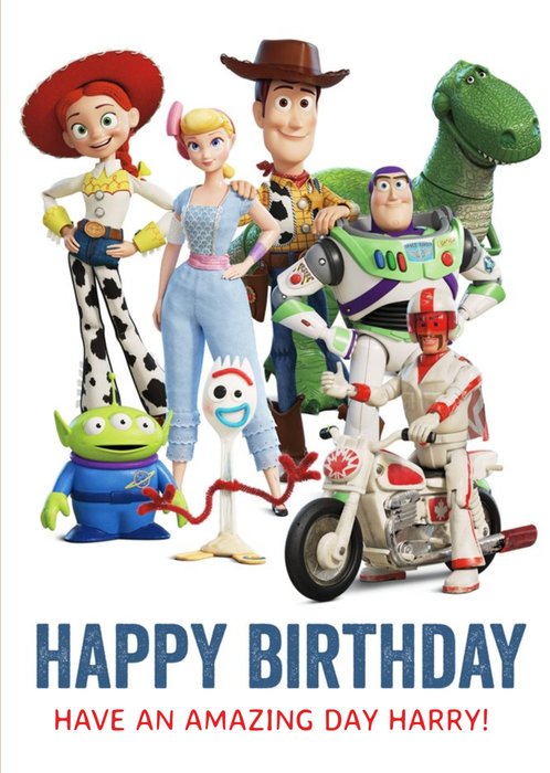 Toy Story 4 characters - Birthday Card | Moonpig