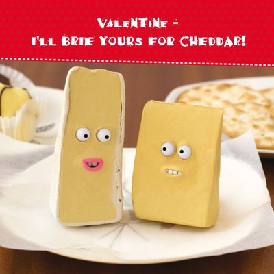I'll Brie Yours For Cheddar Funny Personalised Valentine's Day Card
