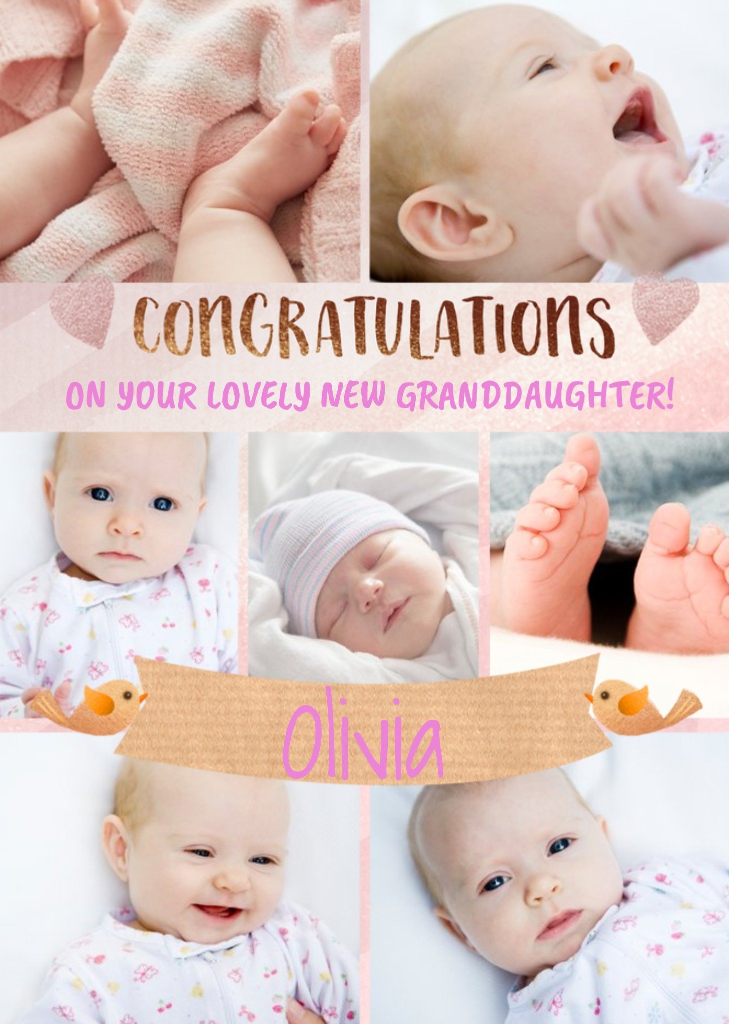 Catherine Worsley Photo Upload Cute Congratulations Card Ecard