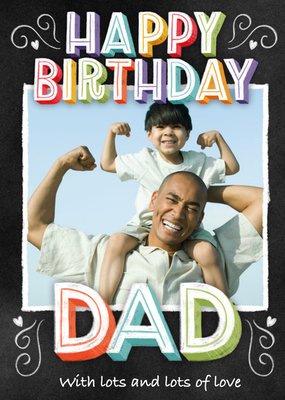 Photo Upload Happy Birthday Dad Card
