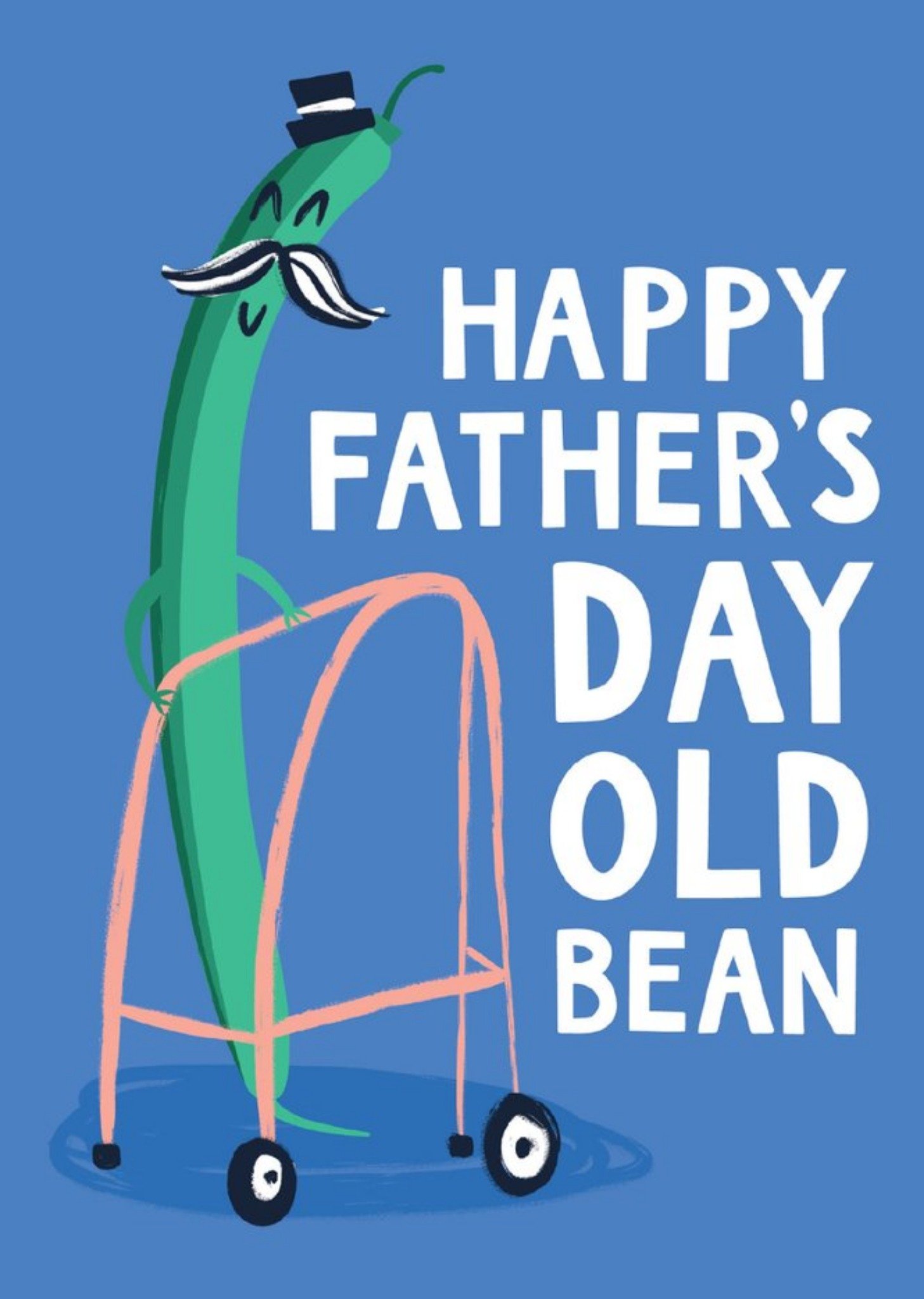 Moonpig Happy Father's Day Old Bean Card Ecard