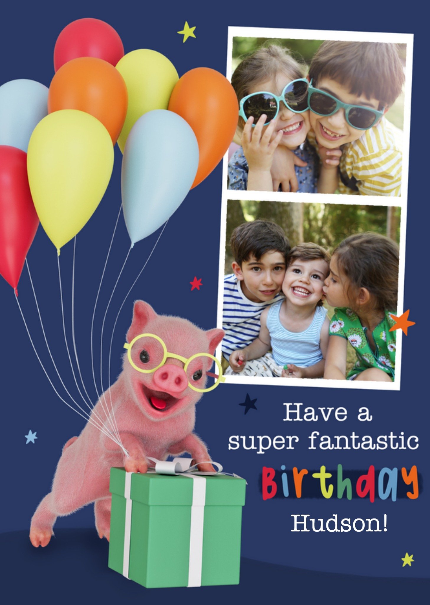 Exclusive Super-Fantastic Photo Upload Birthday Card Ecard