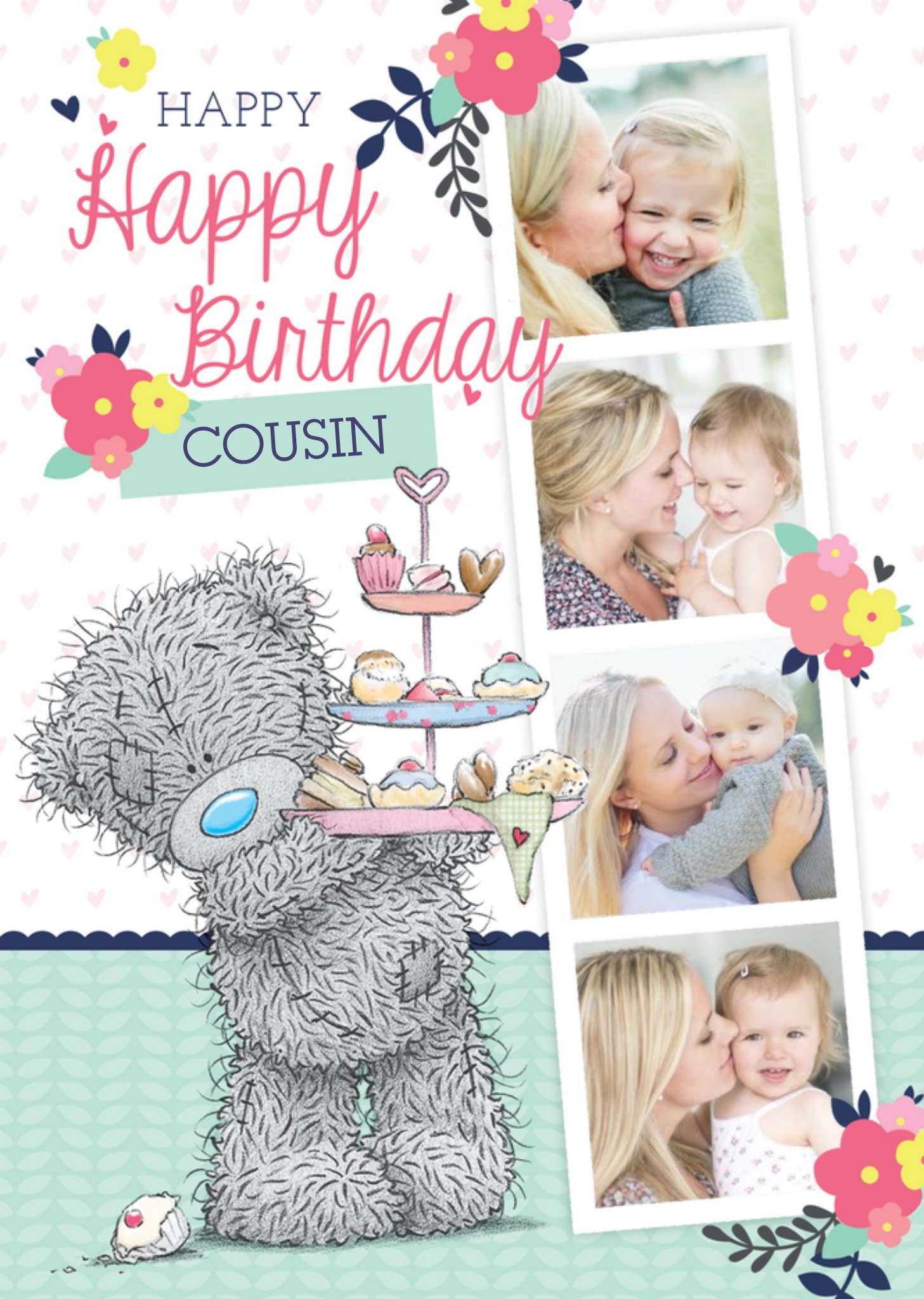 Me To You Tatty Teddy Cousin Birthday Card, Large