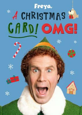 Elf The Film Christmas Card OMG!