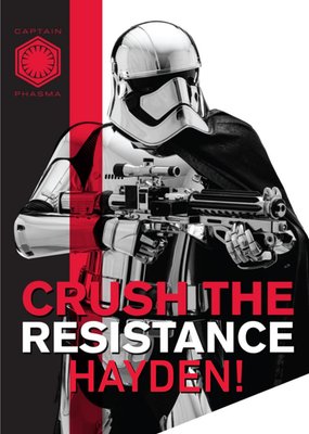 Star Wars Stormtrooper Personalised Card