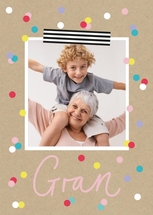 Mother's Day Card - Gran - photo upload card