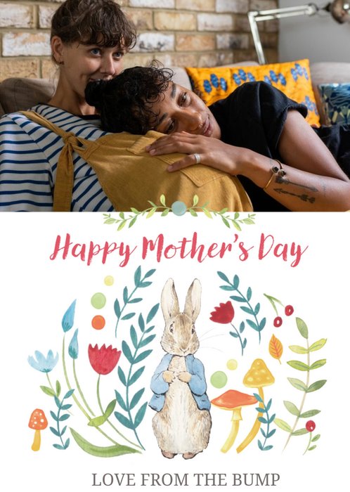 Peter Rabbit Happy Mothers Day Mum Love From The Bump Mothers Day Card