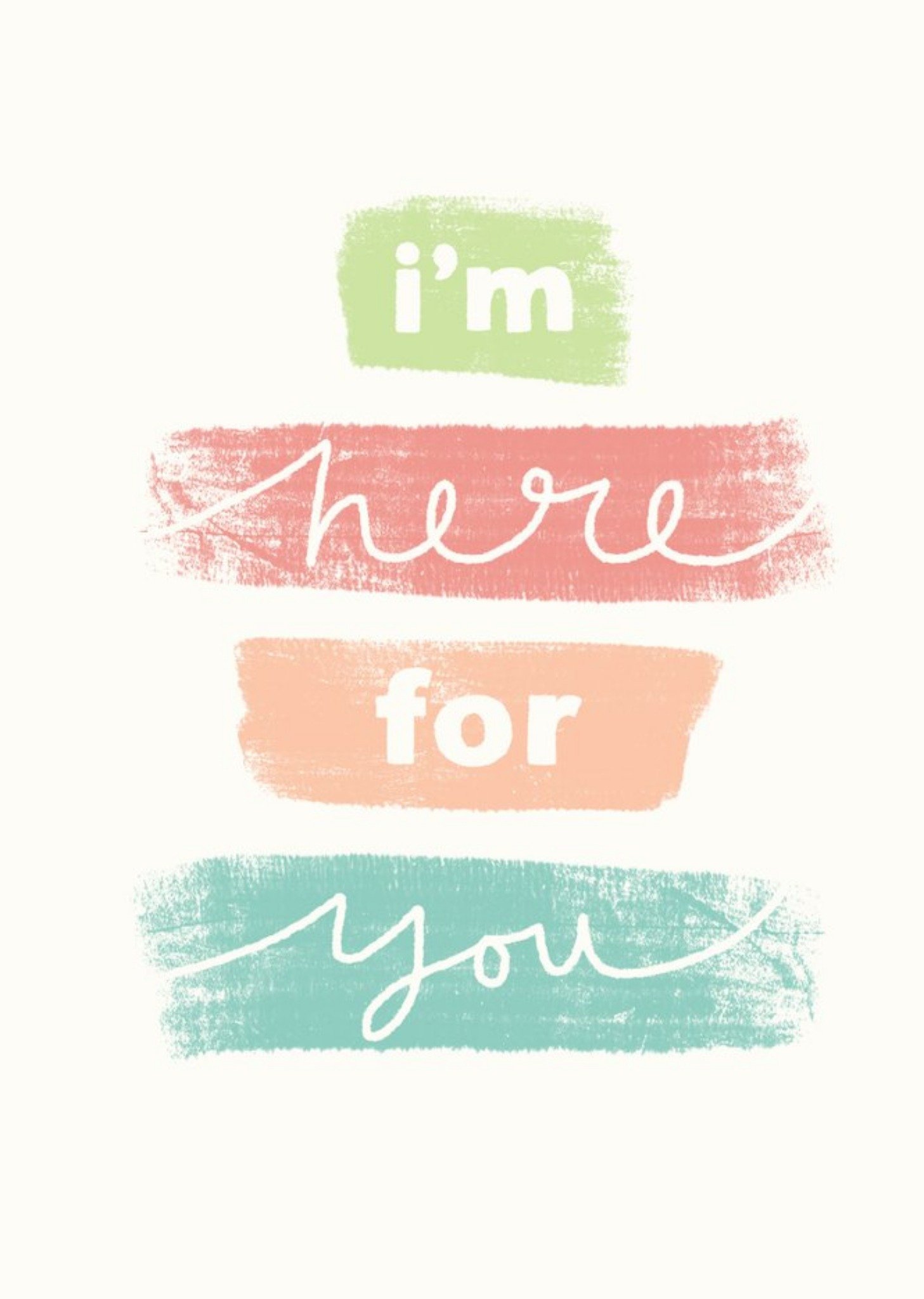 Thinking Of You Card - I'm Here For You Ecard