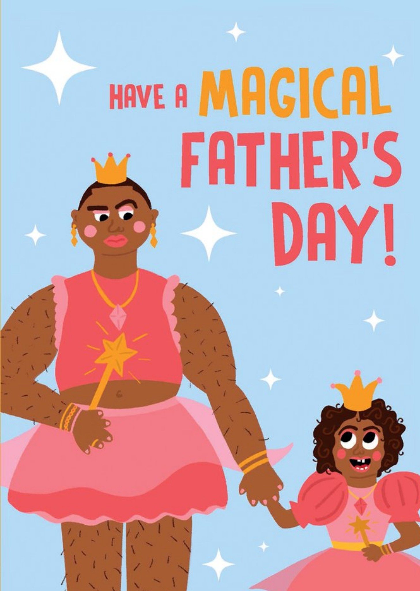 Lucy Maggie Funny Illustration Magical Father's Day Card Ecard