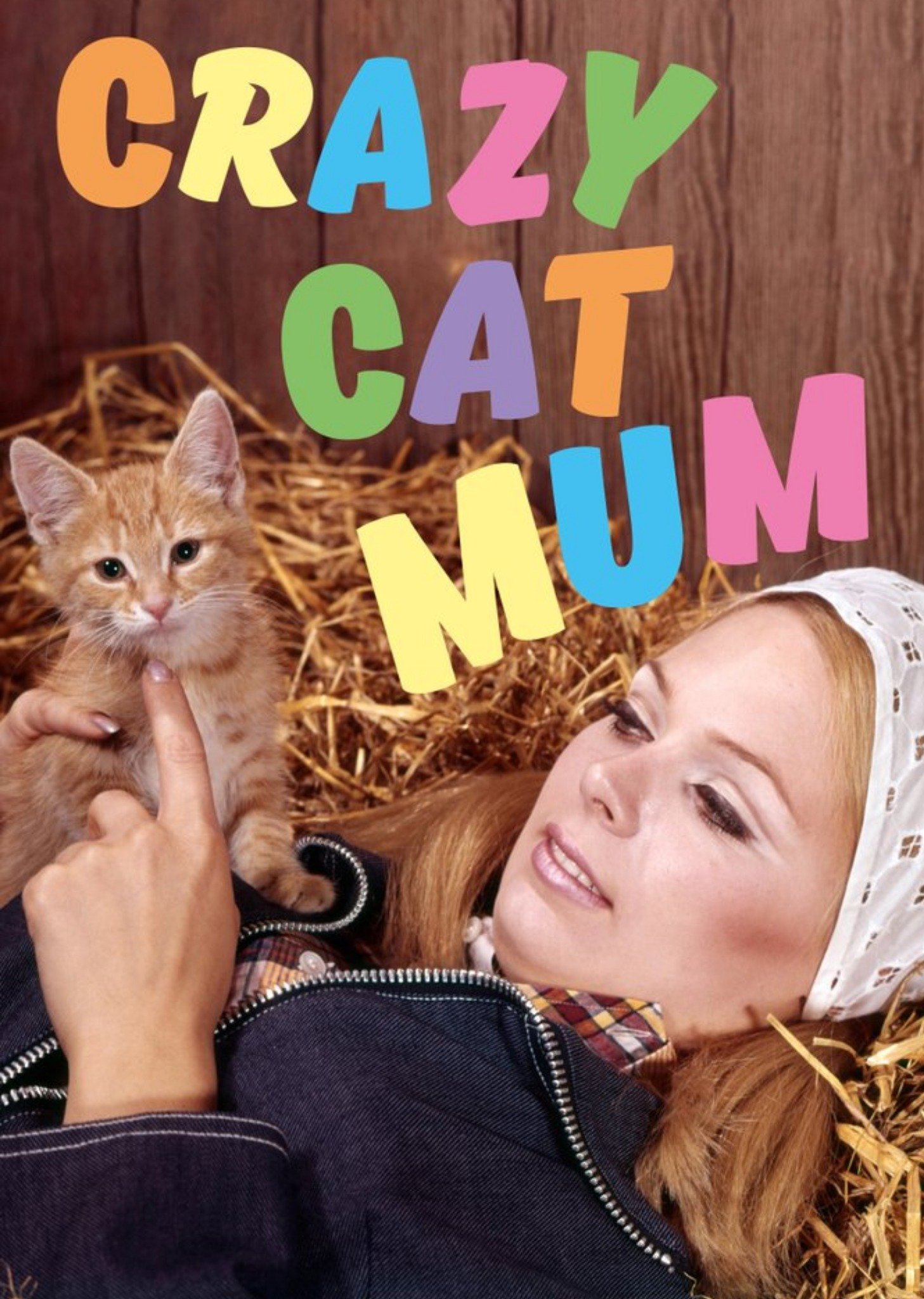 Crazy Cat Mum Card