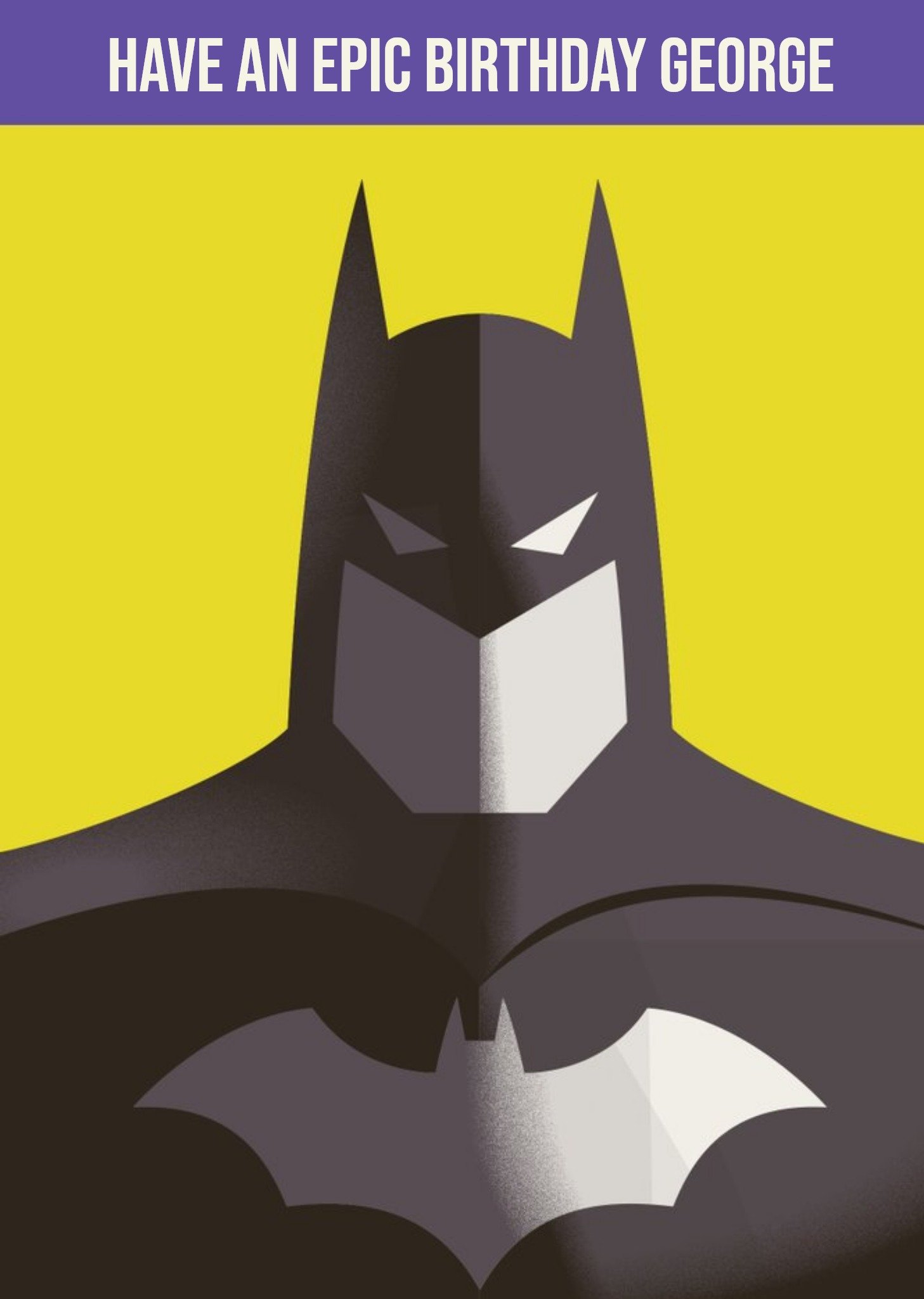 Warner Brothers 100 Years Batman Epic Birthday Card Ecard