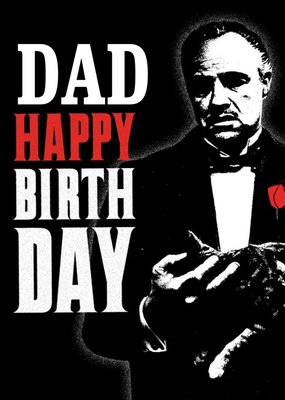 The Godfather Dad Happy Birthday Card
