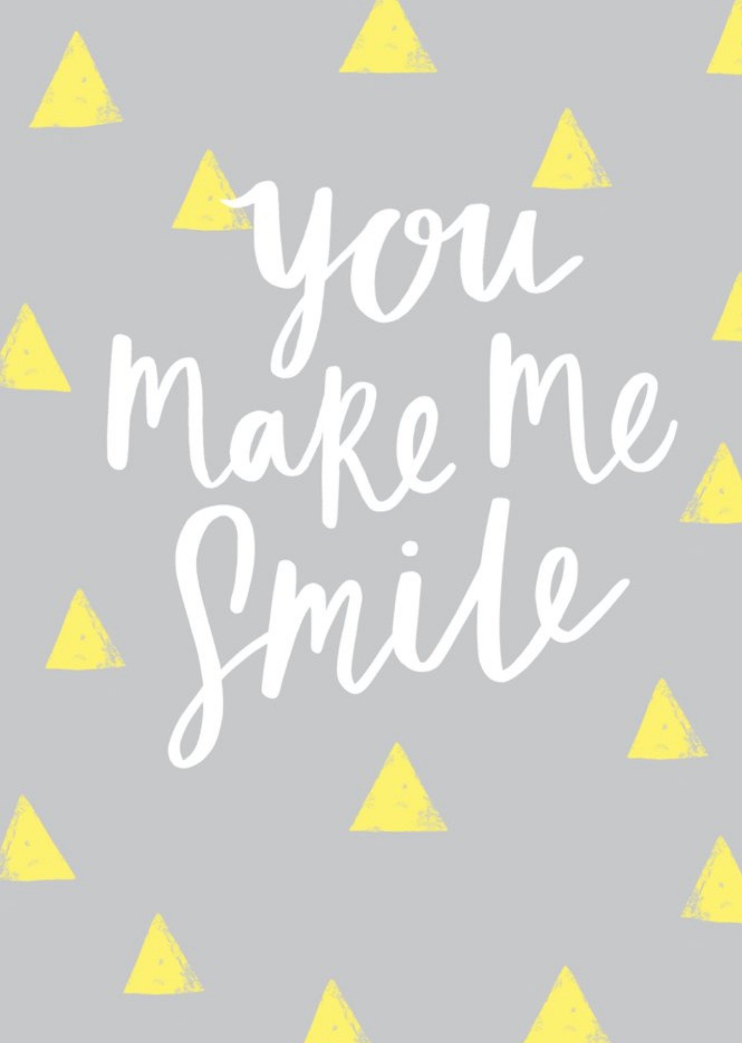 Moonpig Abstract You Make Me Smile Card, Large