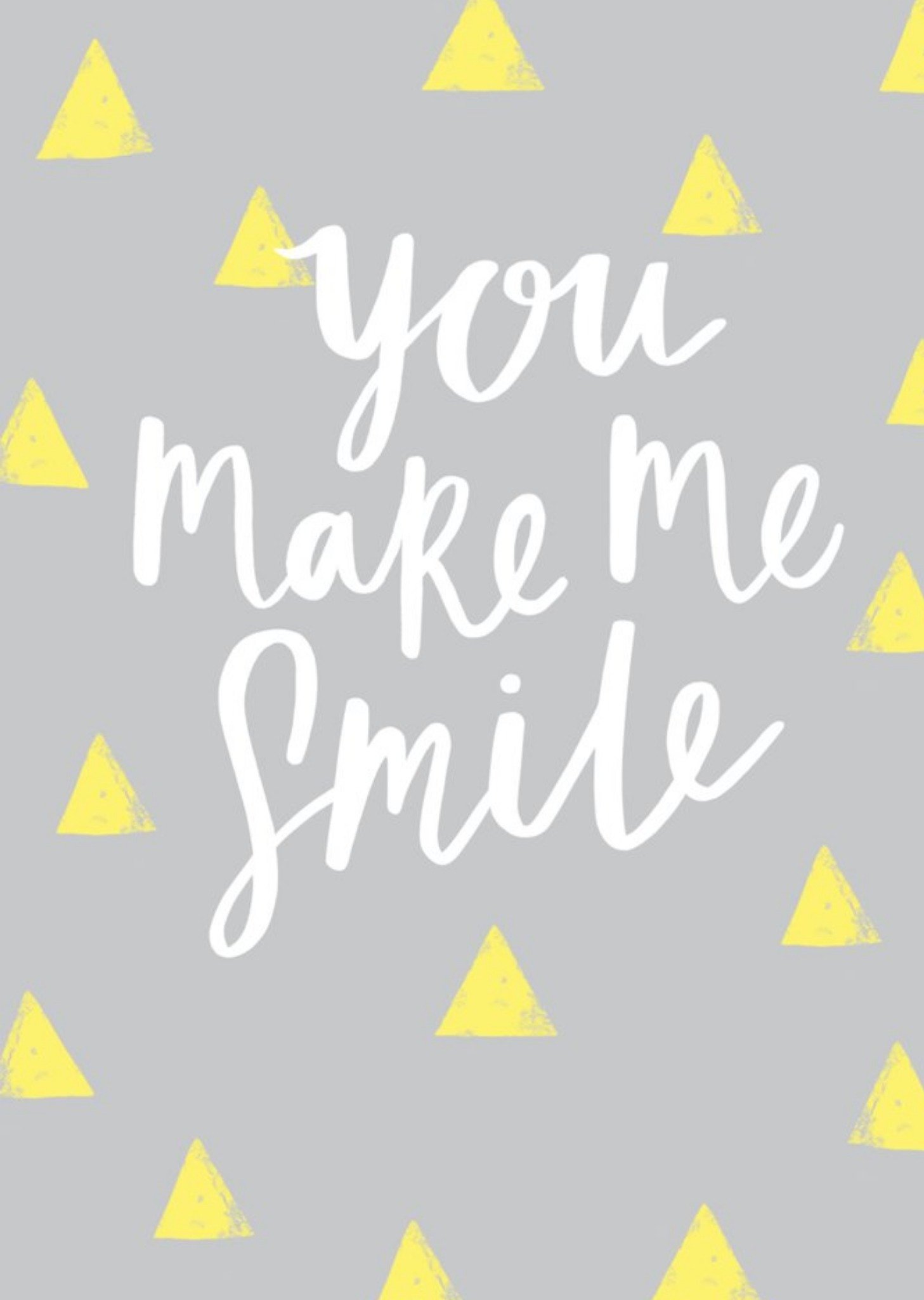 Abstract You Make Me Smile Card Ecard