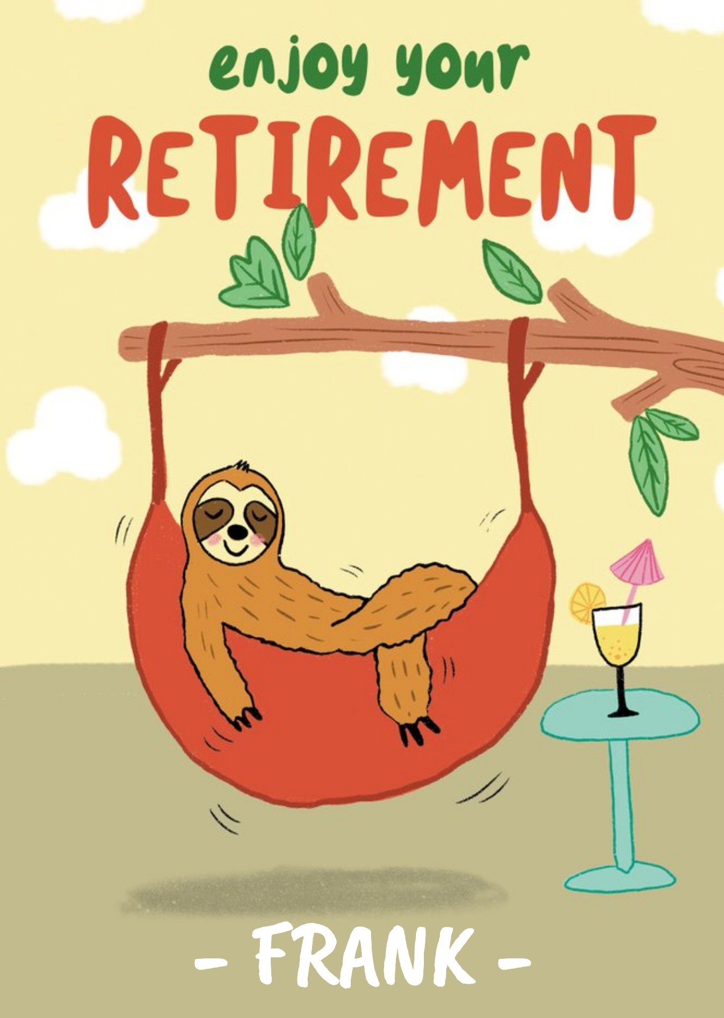 Moonpig Enjoy Your Retirement Card Ecard