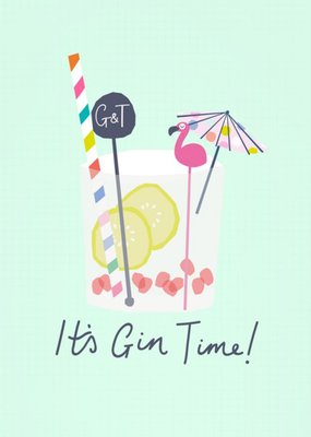 Its Gin Time Card