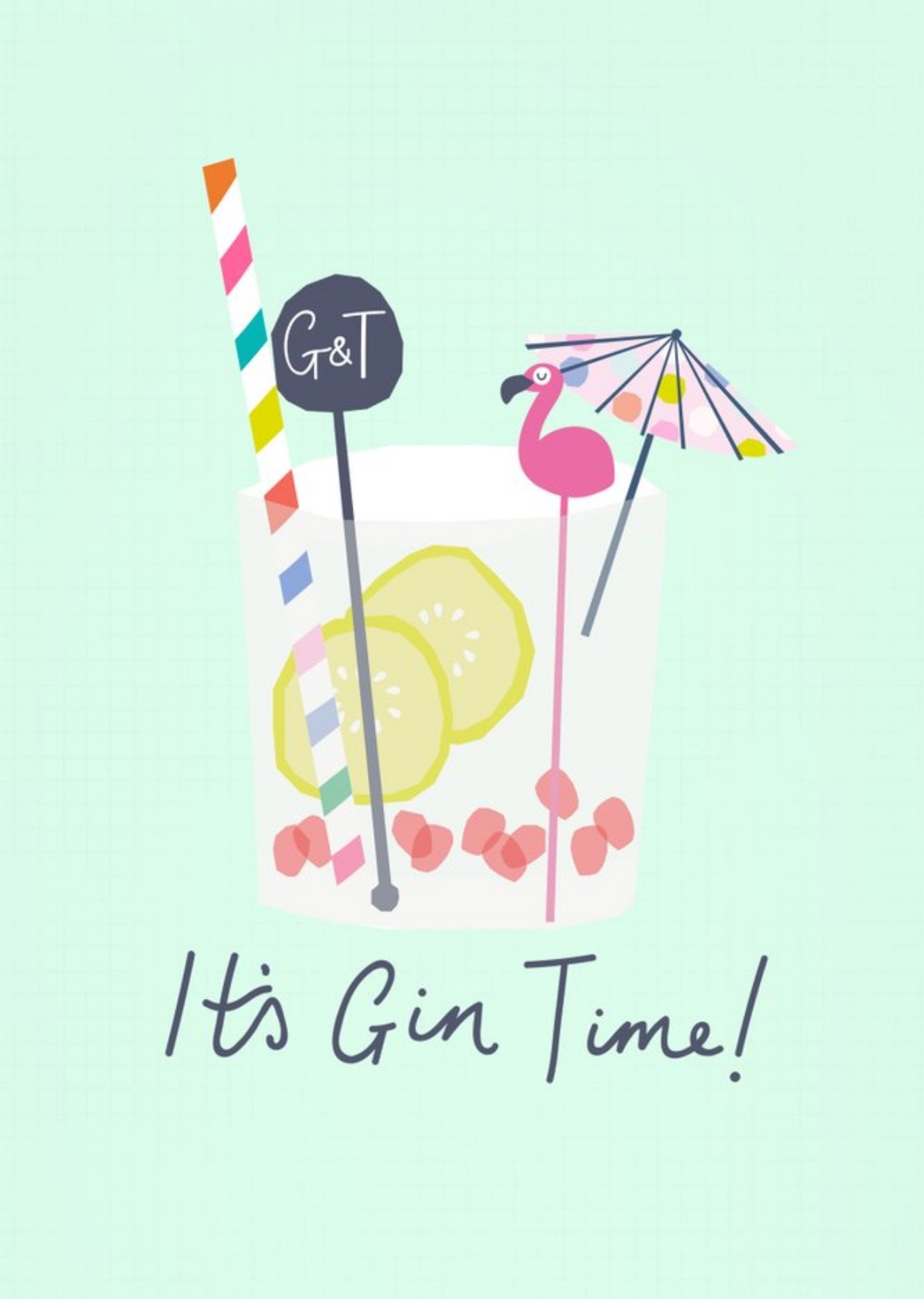 Its Gin Time Card Ecard