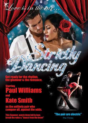 Strictly Dancing Romantic Personalised Photo Upload Card