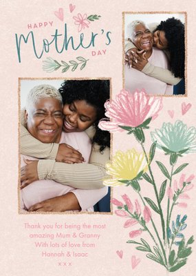 Mother's Day Card - Mum - Granny - photo upload card