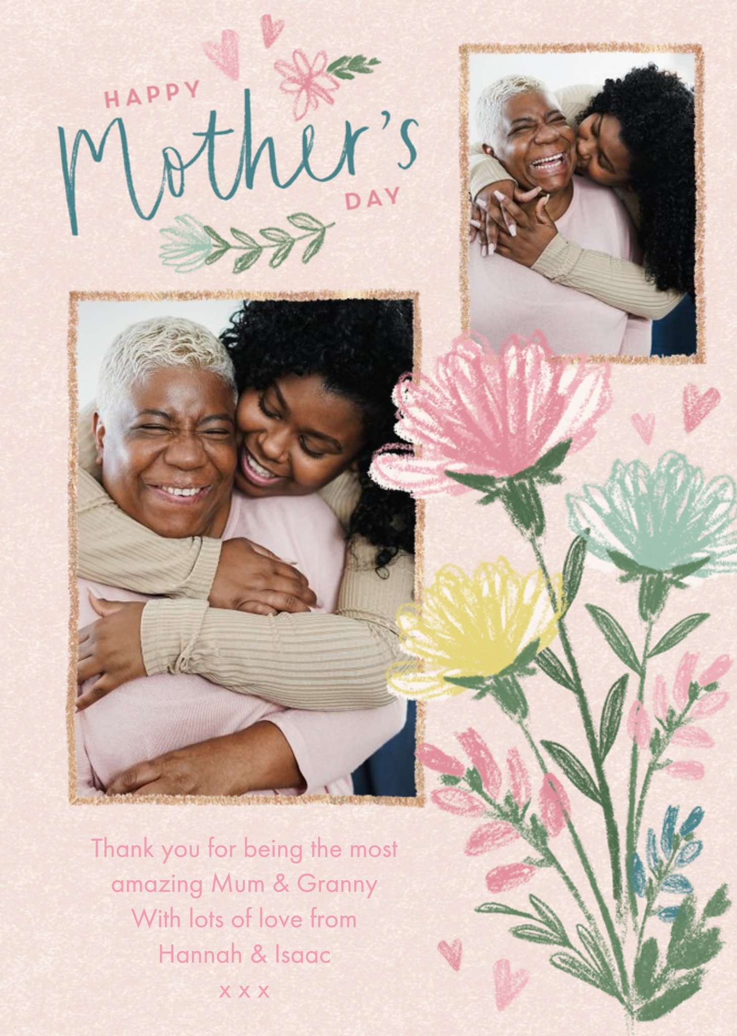 Moonpig Mother's Day Card - Mum - Granny - Photo Upload Card Ecard