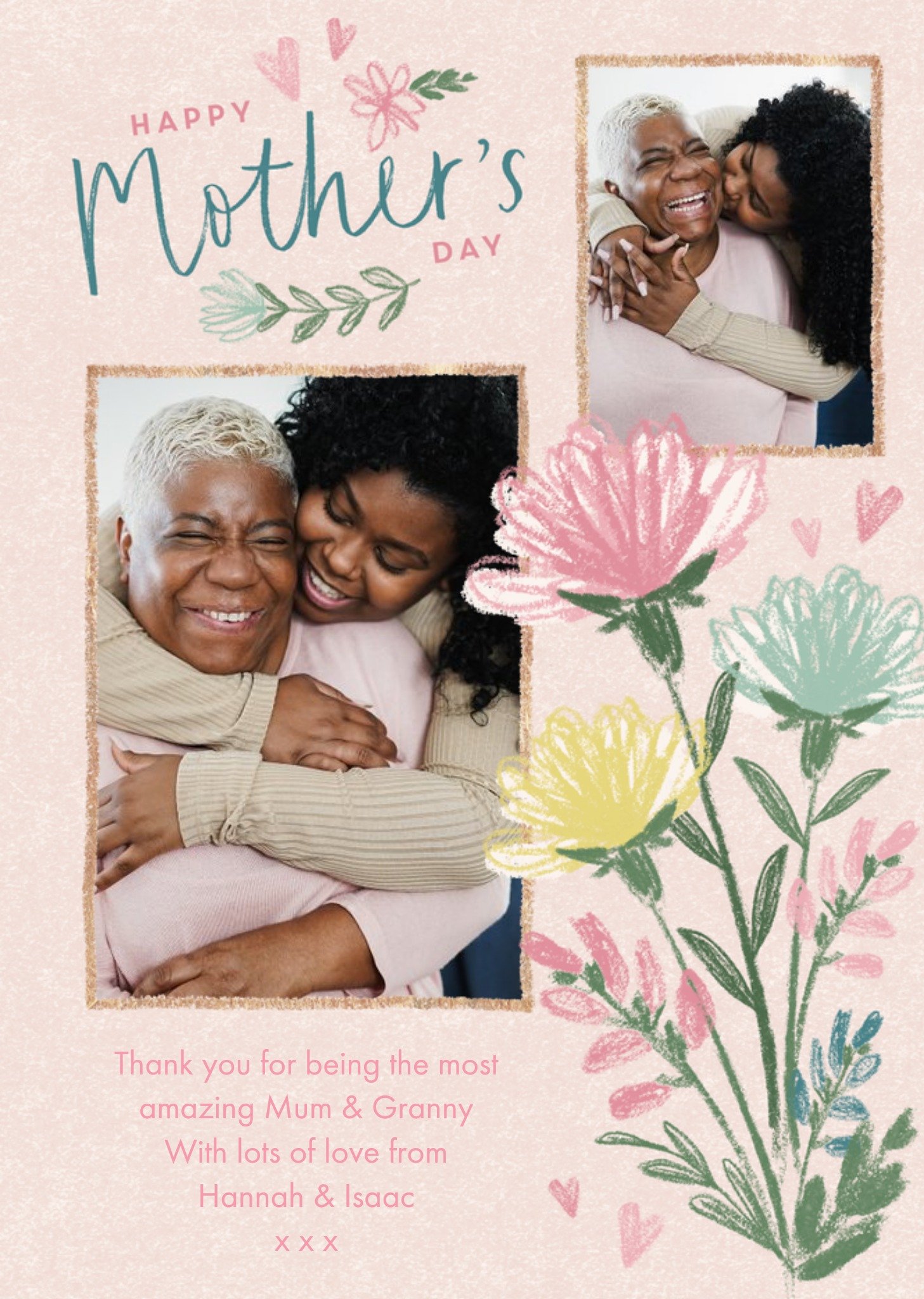 Mother's Day Card - Mum - Granny - Photo Upload Card Ecard