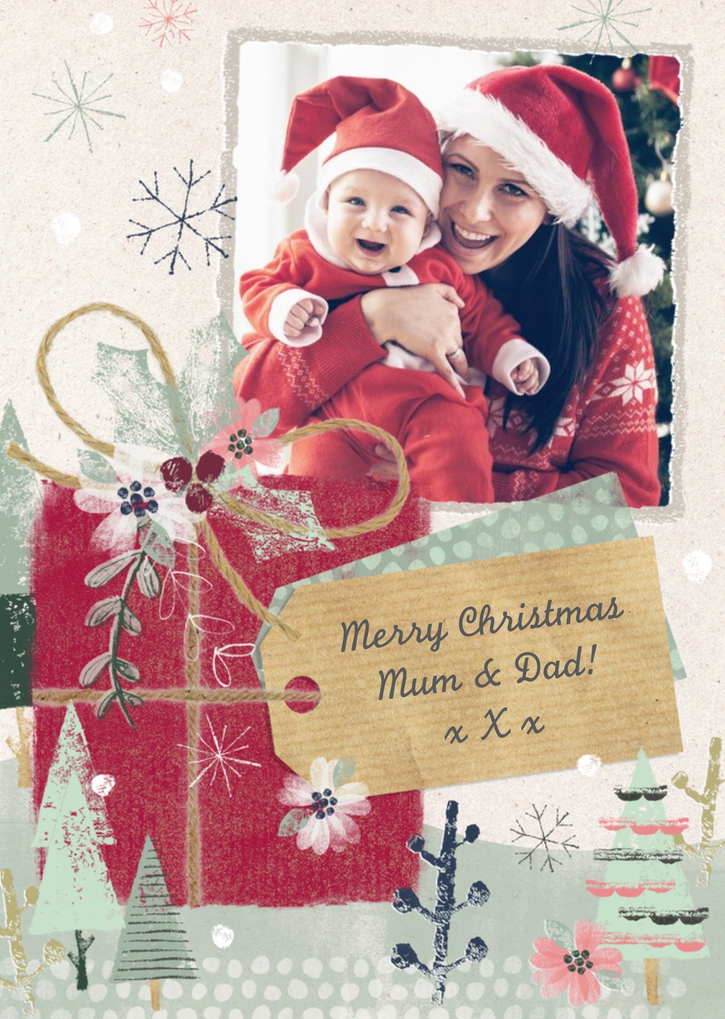 Wintertime Magic Merry Christmas Photo Card