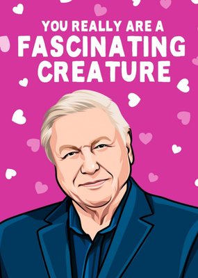 You Really Are A Fascination Creature Funny TV Valentine's Card