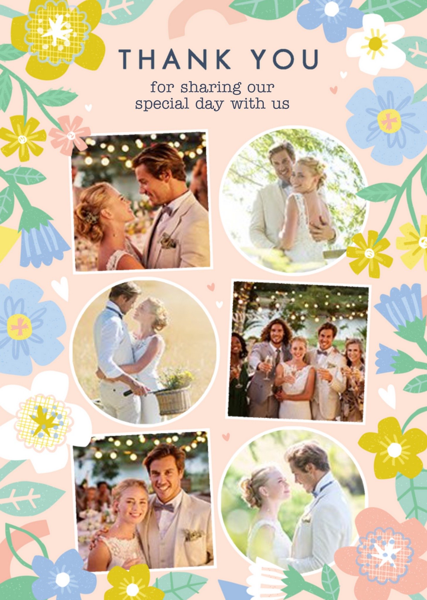 Friends Sorcha Faulkner Floral Design Wedding Day Photo Upload Card