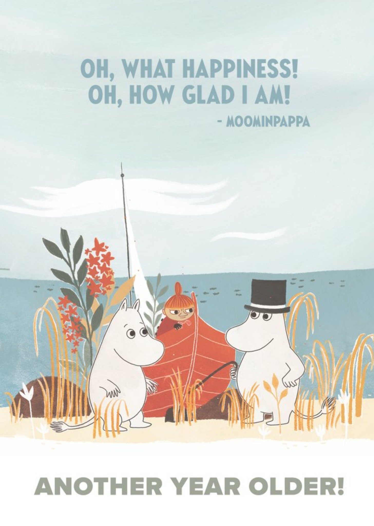 Moomin Another Year Older Birthday Card Ecard