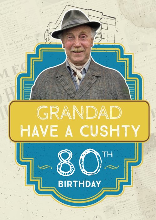Only Fools And Horses Grandad 80th Birthday Card