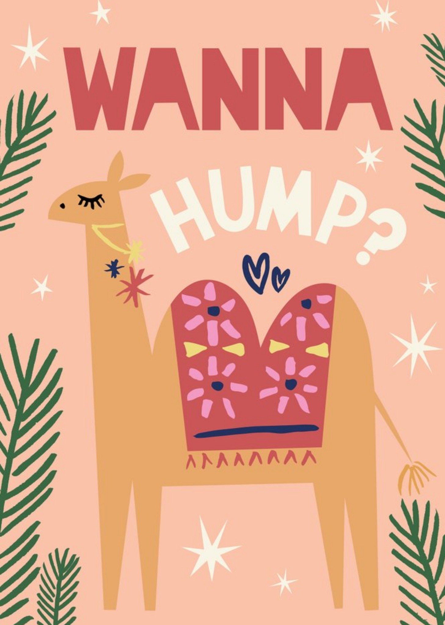 Rumble Cards Illustration Animal Cheeky Pun Anniversary Card Ecard