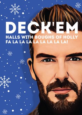 Deck'em With Boughs Of Holly Christmas Card