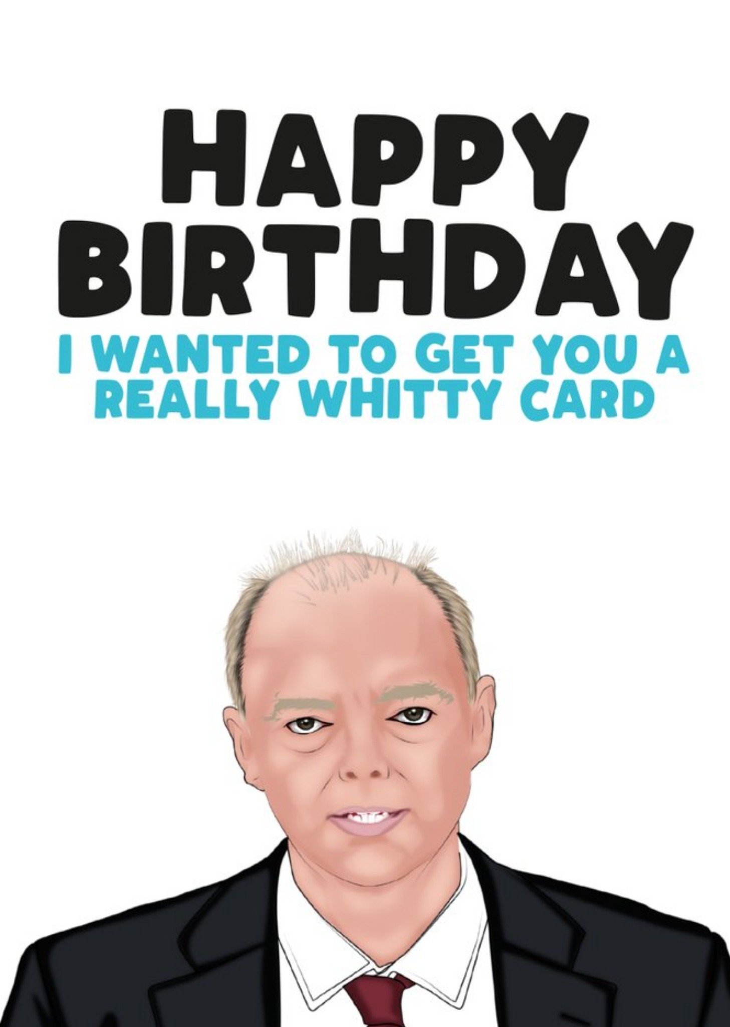 Moonpig I Wanted To Get You A Really Whitty Card, Large