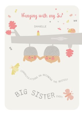 New baby sister card