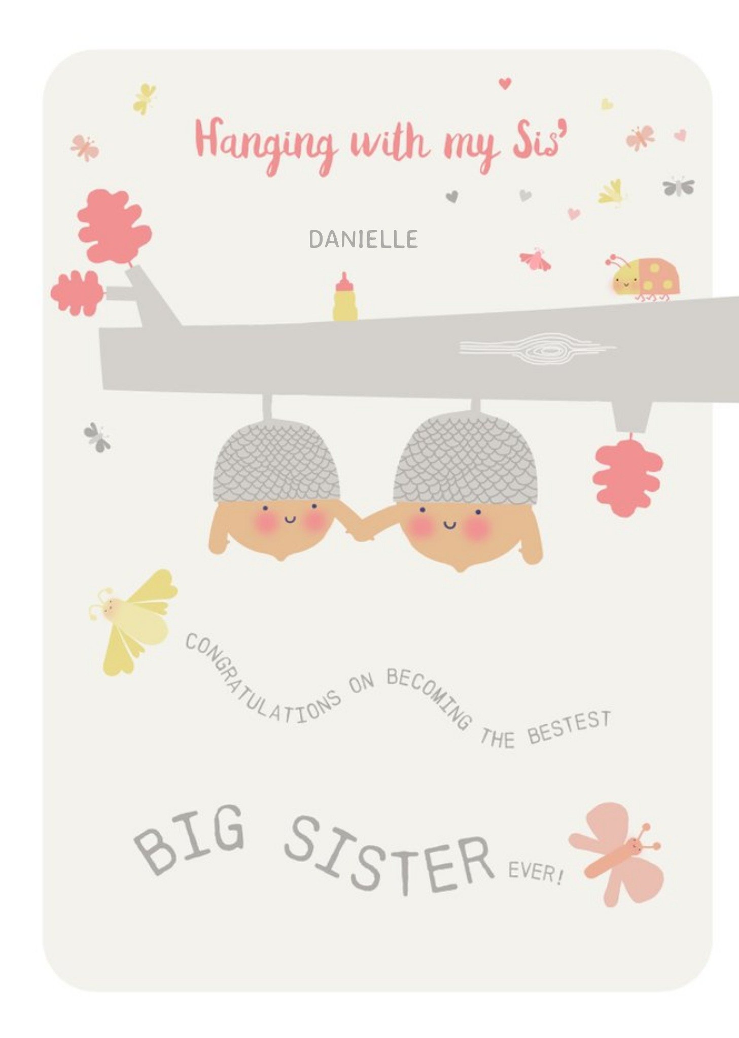 New Baby Sister Card Ecard