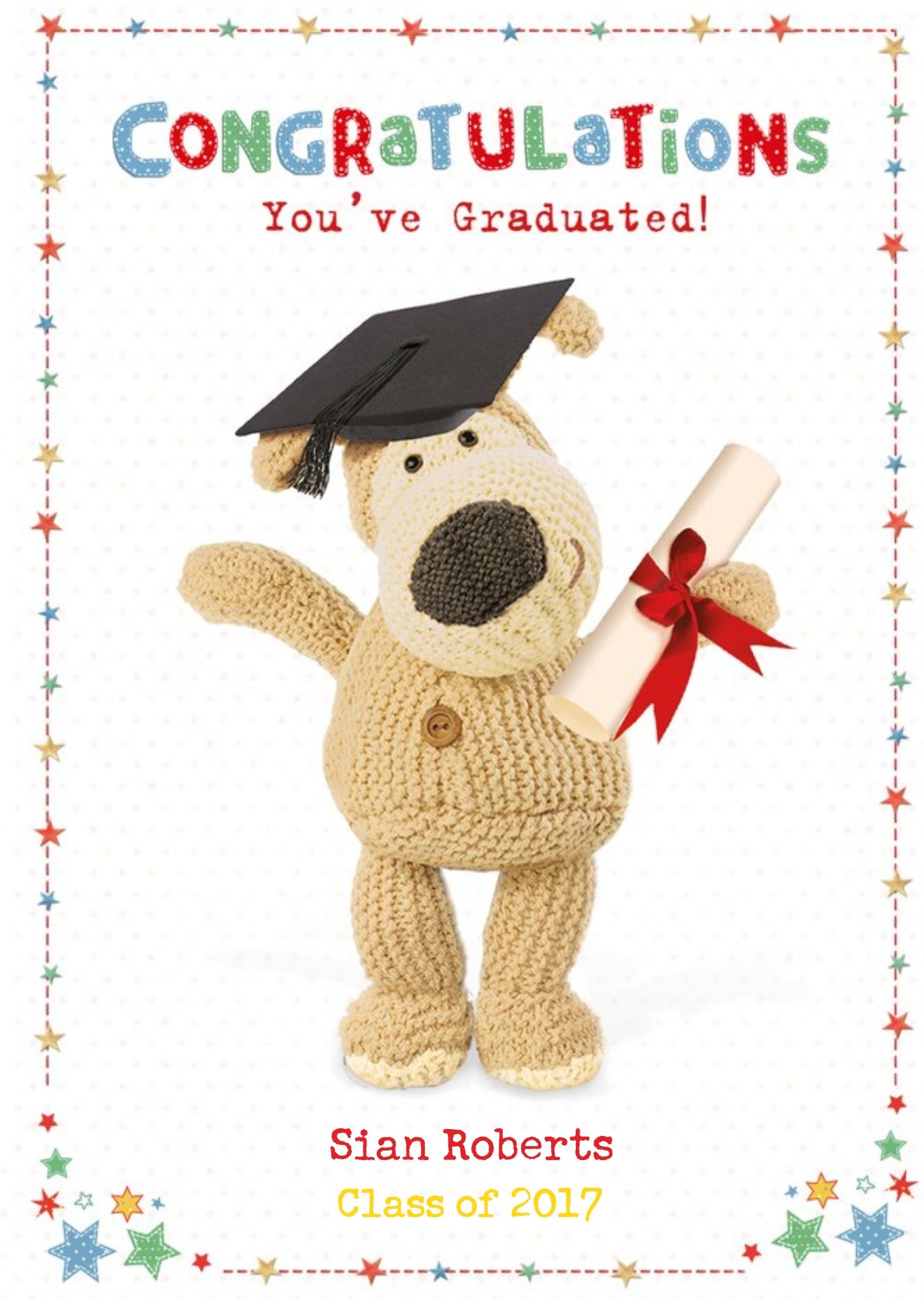 Boofle Congratulation Youve Graduated Card, Large