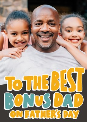 To The Best Bonus Dad Card