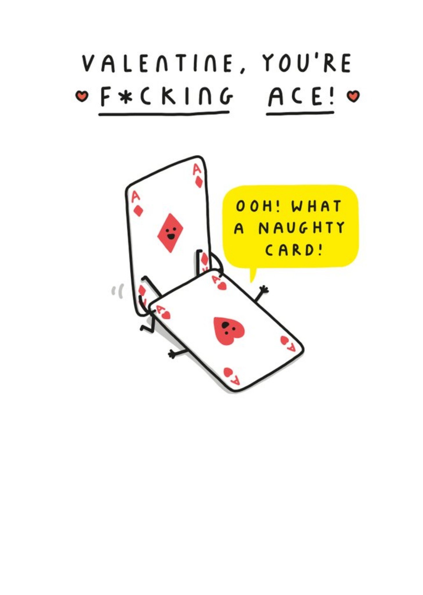 Moonpig Mungo And Shoddy Ace Valentine Funny Card, Large